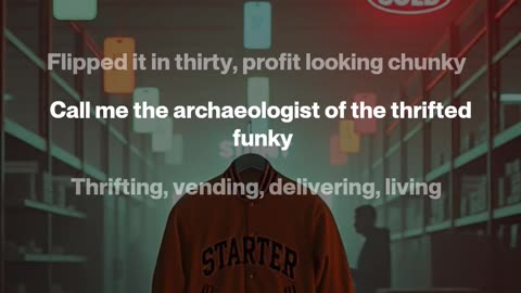 **TopLineThriftFind** *(upbeat thrift-trap / hustle anthem – think chill beat with crisp