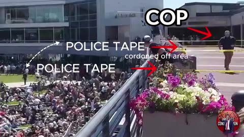 2 COPS Were Stationed On The ROOF Behind Charlie 