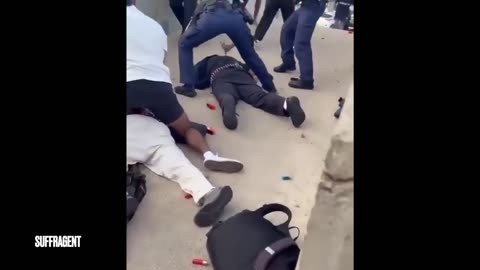 Two men detained by police