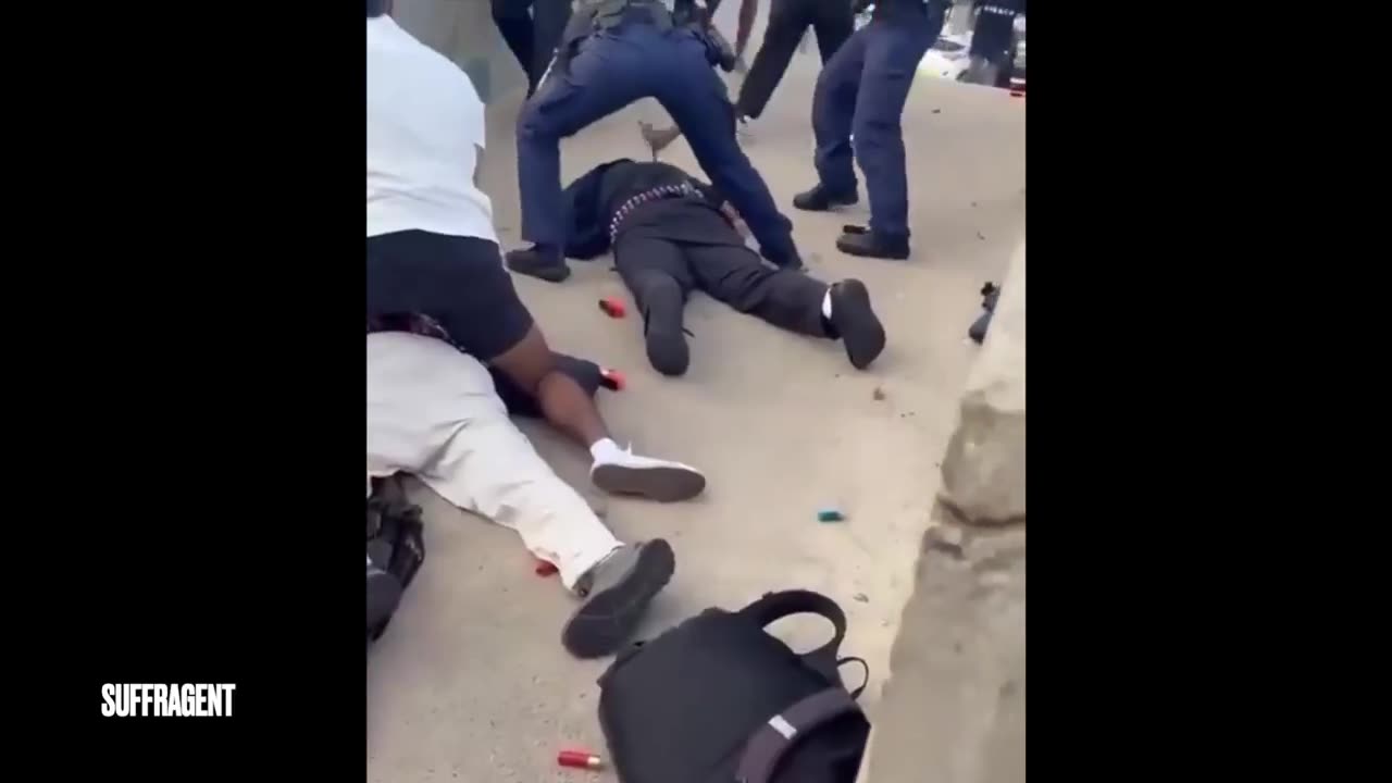 Two men detained by police