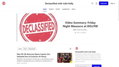 Julie Kelly With The Latest Details On The FBI Purge