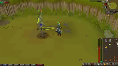 Old School RuneScape Bryophyta Boss Fight 60 kc times with to get boss drop. #oldschoolrunescape
