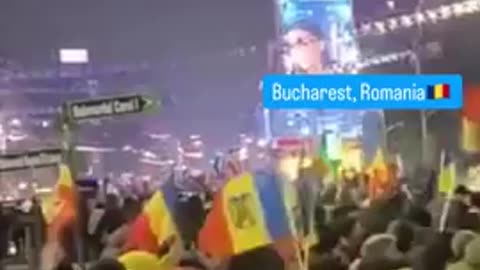 Anti-Zionists in Romania protest against rising influence of Zionists in the country through