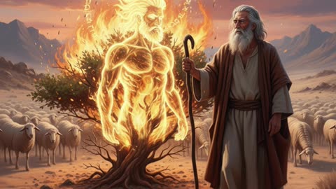 Chronicles of Moses Part II The burning bush and nine plagues #MinuteofMiracles