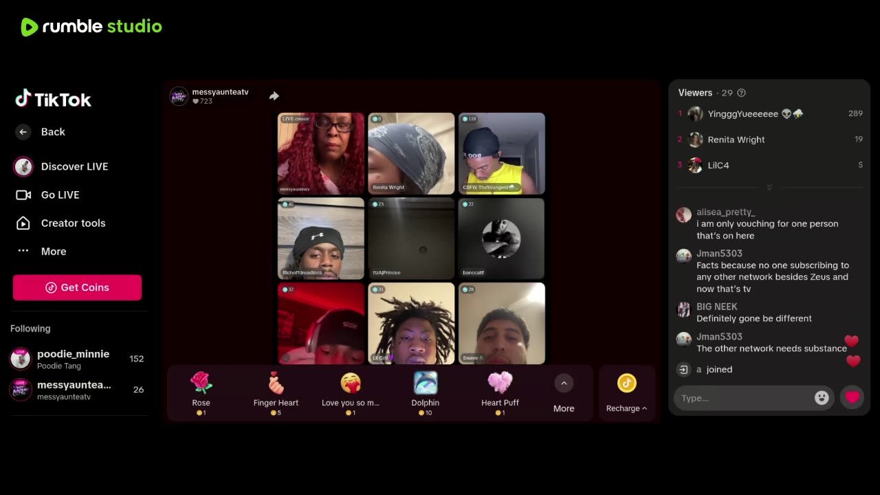 TikTok Panel With Trap Stars | ItzSeriousTV