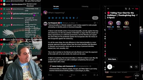 🔴 Taking Your Chat for the Holidays! | Thanksgiving Day X Space