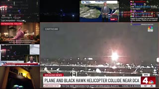 Plane and Black Hawk Helicopter Collide Near DCA | Breaking News