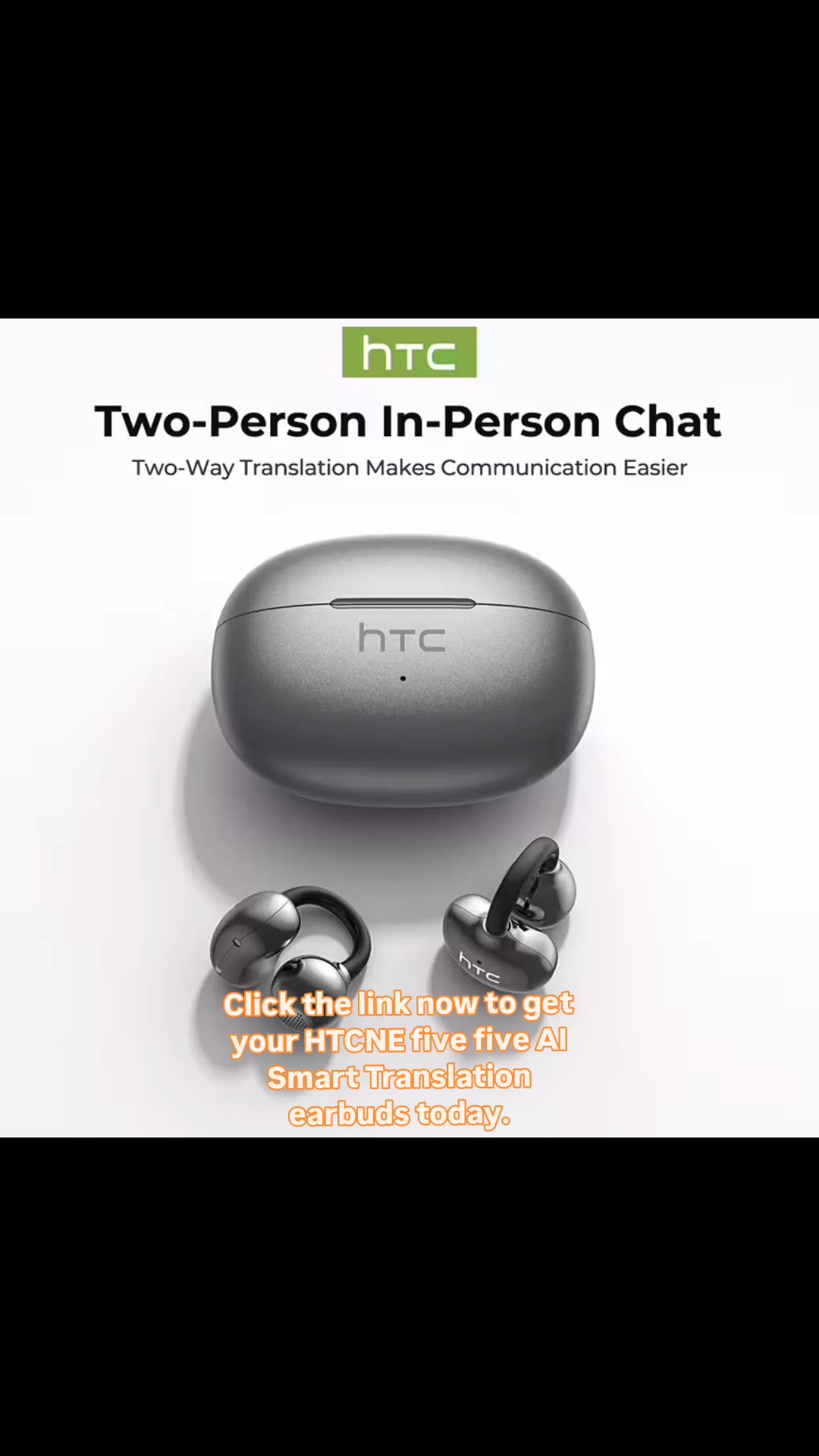HTC NE55 New AI Smart Translation Wireless Earbuds