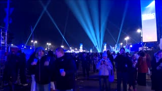 Thousands ring in New Year under Berlin's Brandenburg Gate