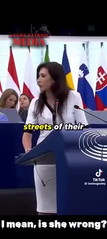 Polish Ewa Zajaczkowska TEARS into Ursula von der Leyen for 90 seconds about migrants