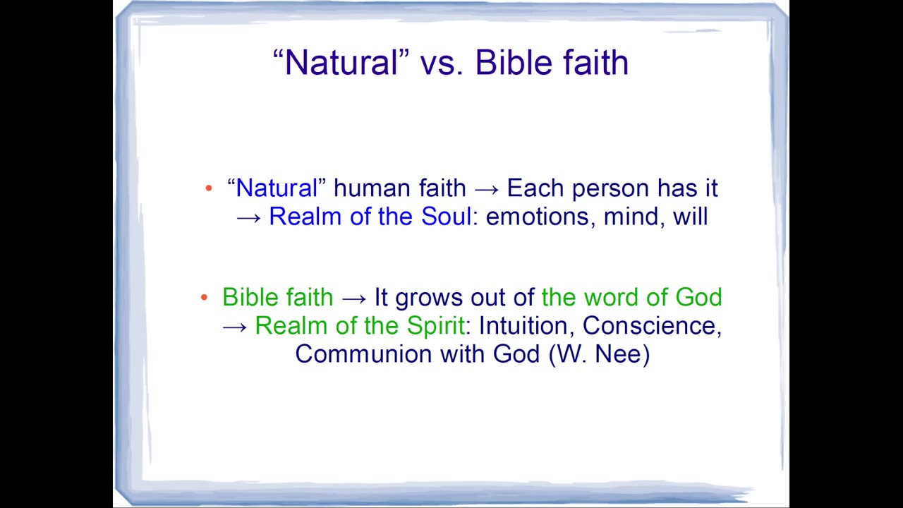 Faith is Grounded in Reality