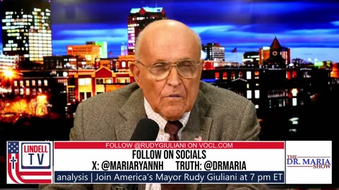 The Dr. Maria Show guest hosted by America's Mayor Rudy Giuliani