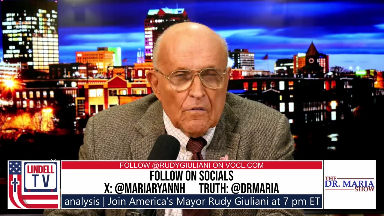 The Dr. Maria Show guest hosted by America's Mayor Rudy Giuliani