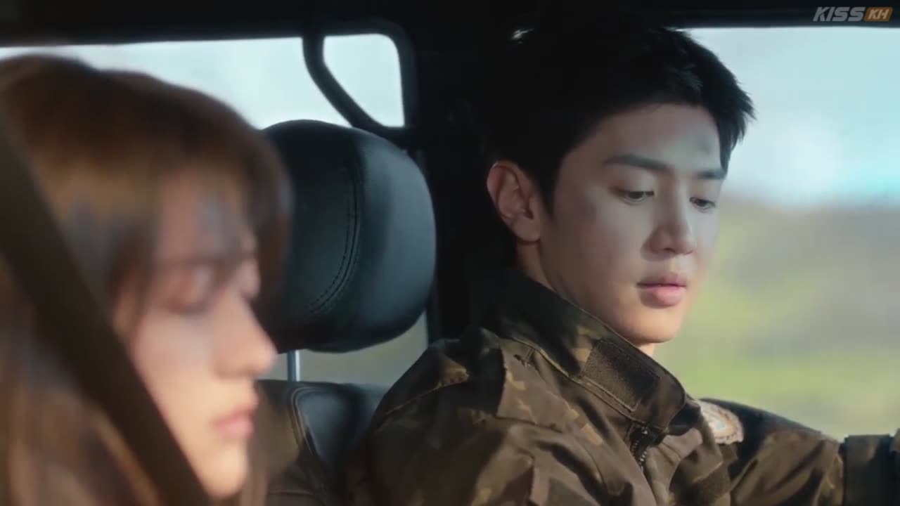 azan & Song Ran the white olive tree Song Ran falls asleep in the car episode 7