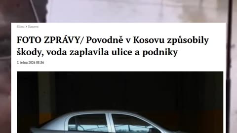 BLESKOVÉ ZÁPLAVY V KOSOVU 6.1.2026