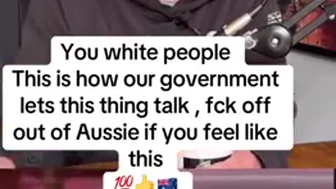 All the racism towards white Australian Europeans is disgusting