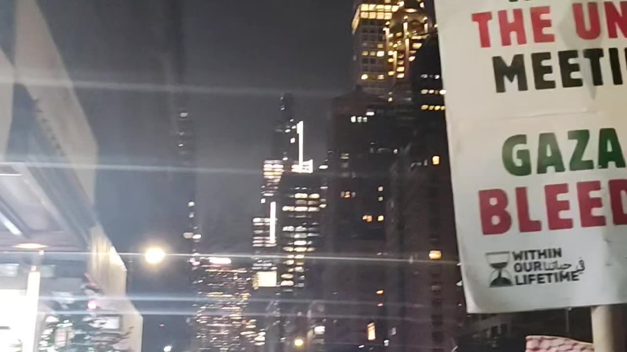 "TONIGHT in NYC: "NO SLEEP FOR NETANYAHU "