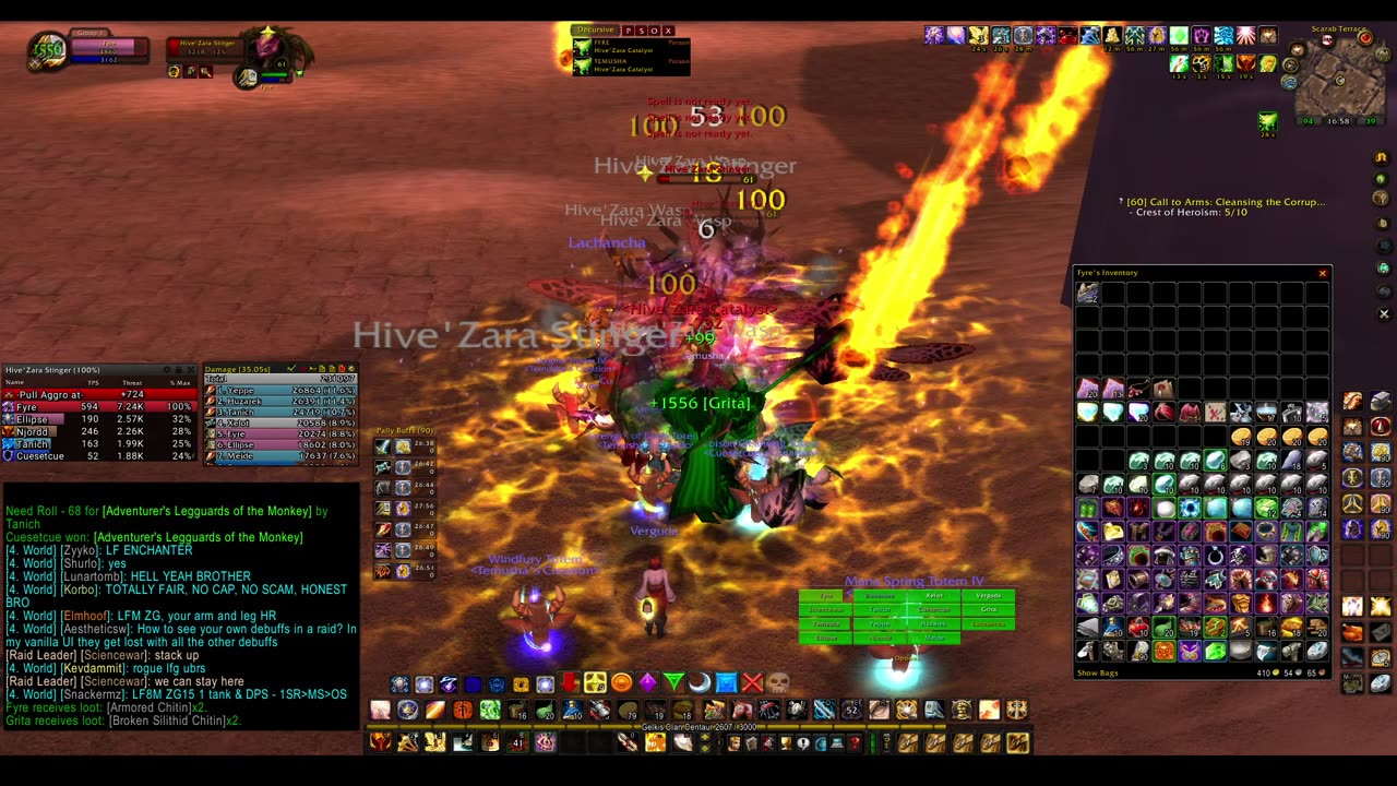 Turtle Wow - PUG AQ20 - Paladin POV - no commentary