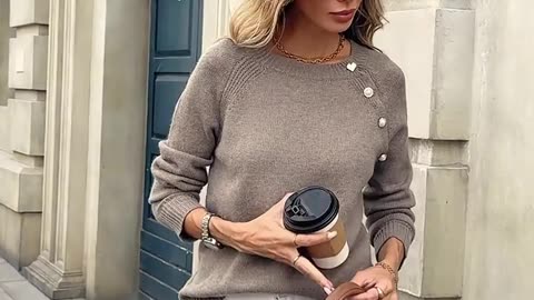 The Perfect Everyday Sweater with Eyelet Knit Details