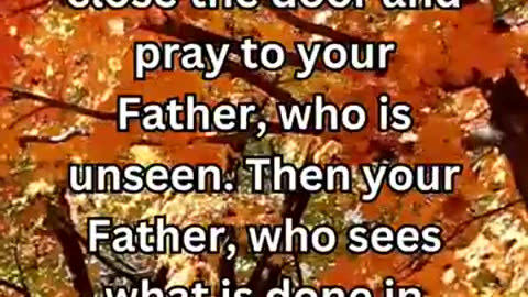 Journey of faith and spiritual growth Matthew 6:6 prayer dailyverse dailybibleverse