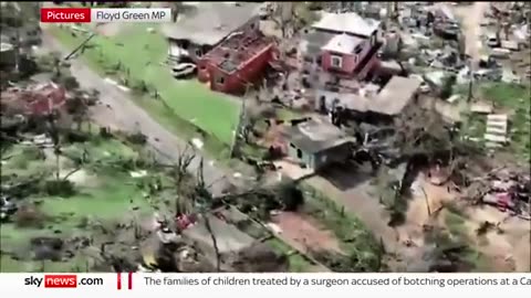 Jamaica_ 'Heartbreaking' aerial footage reveals scale of destruction - as deaths reported