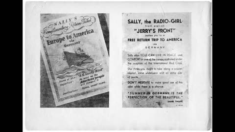 German Propaganda Leaflets WW2