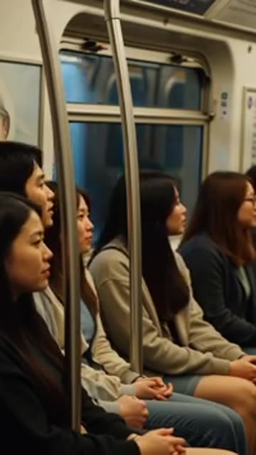 That is People Talking in the Subway Train Grok Ai