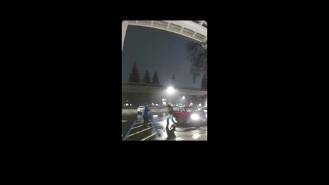 Neighbors Record Dance In Parking Lot