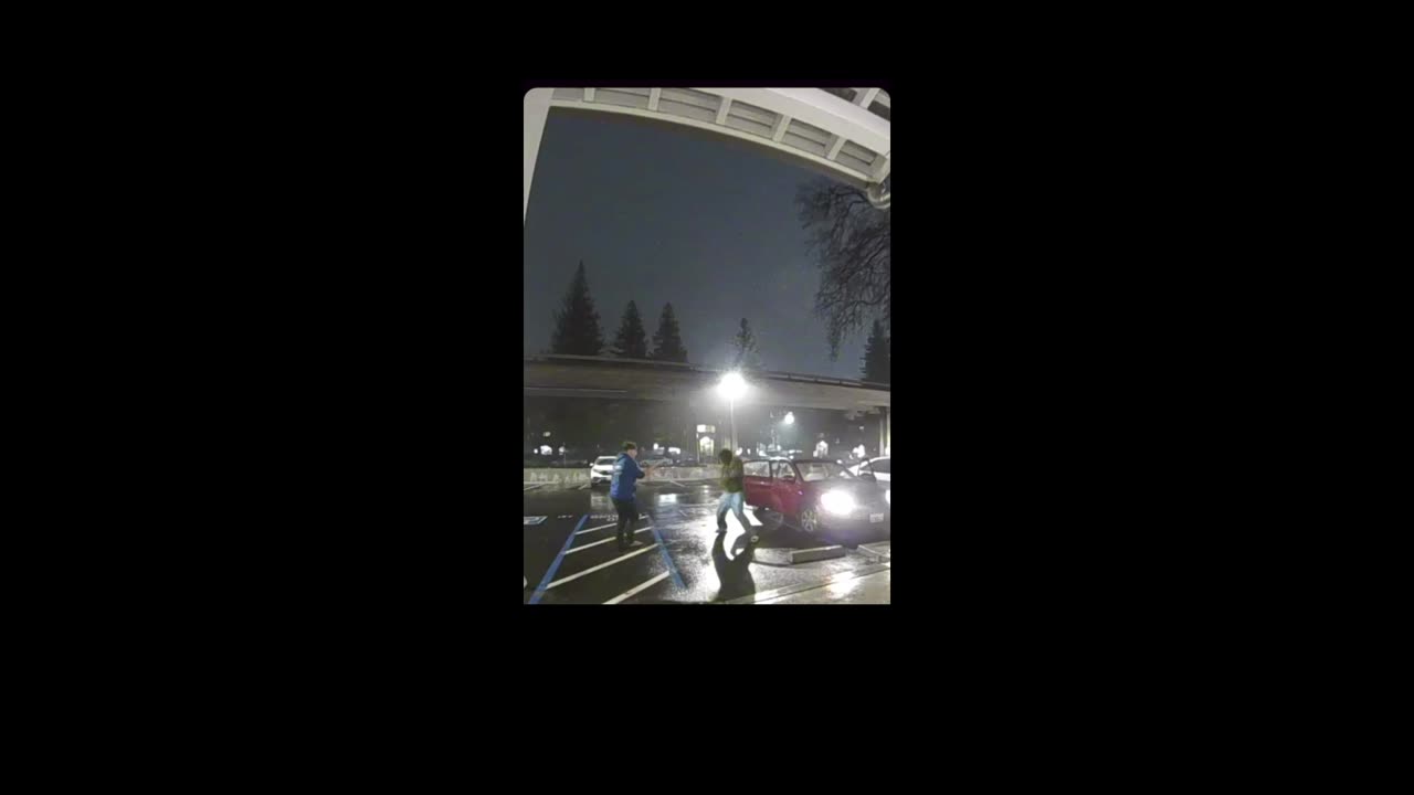 Neighbors Record Dance In Parking Lot