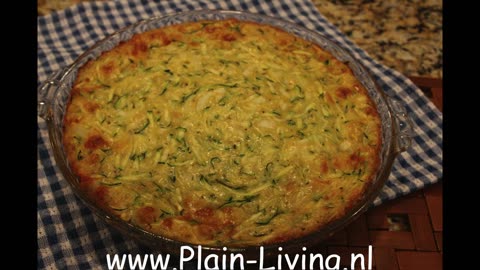 Amish hartige courgette taart (21-07-2016)