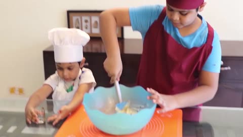 Funfetti Cup Cakes by young chefs