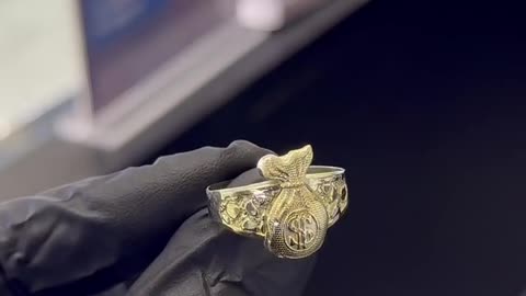 10k Gold Nugget Band Money 💰 Ring