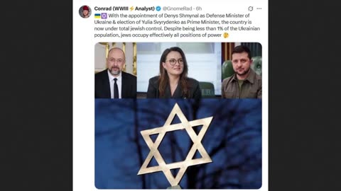 Do 3 Jews Rule Ukraine? - Vladimir Zelensky, Denys Schmynal, Yulia Svyredenko