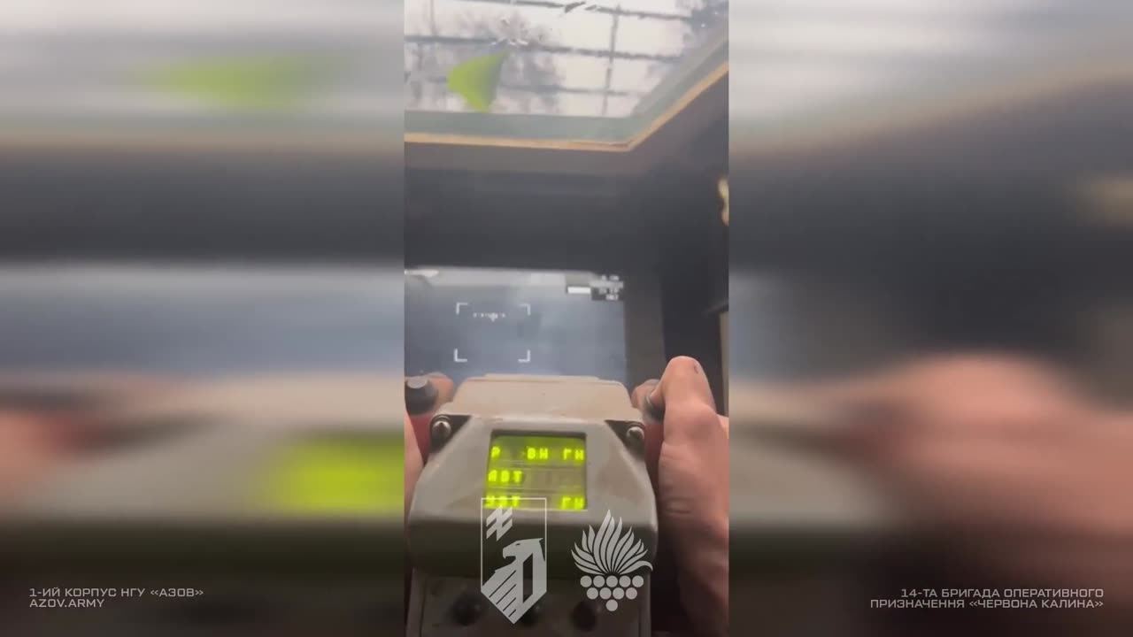 Ukrainian BTR4 Opens Up On Russian Occupied Building with 30mm Cannon