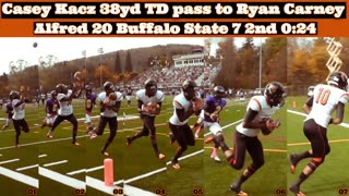 Prototype 312: Buffalo State's Casey Kacz 38yd TD pass to Ryan Carney vs Alfred