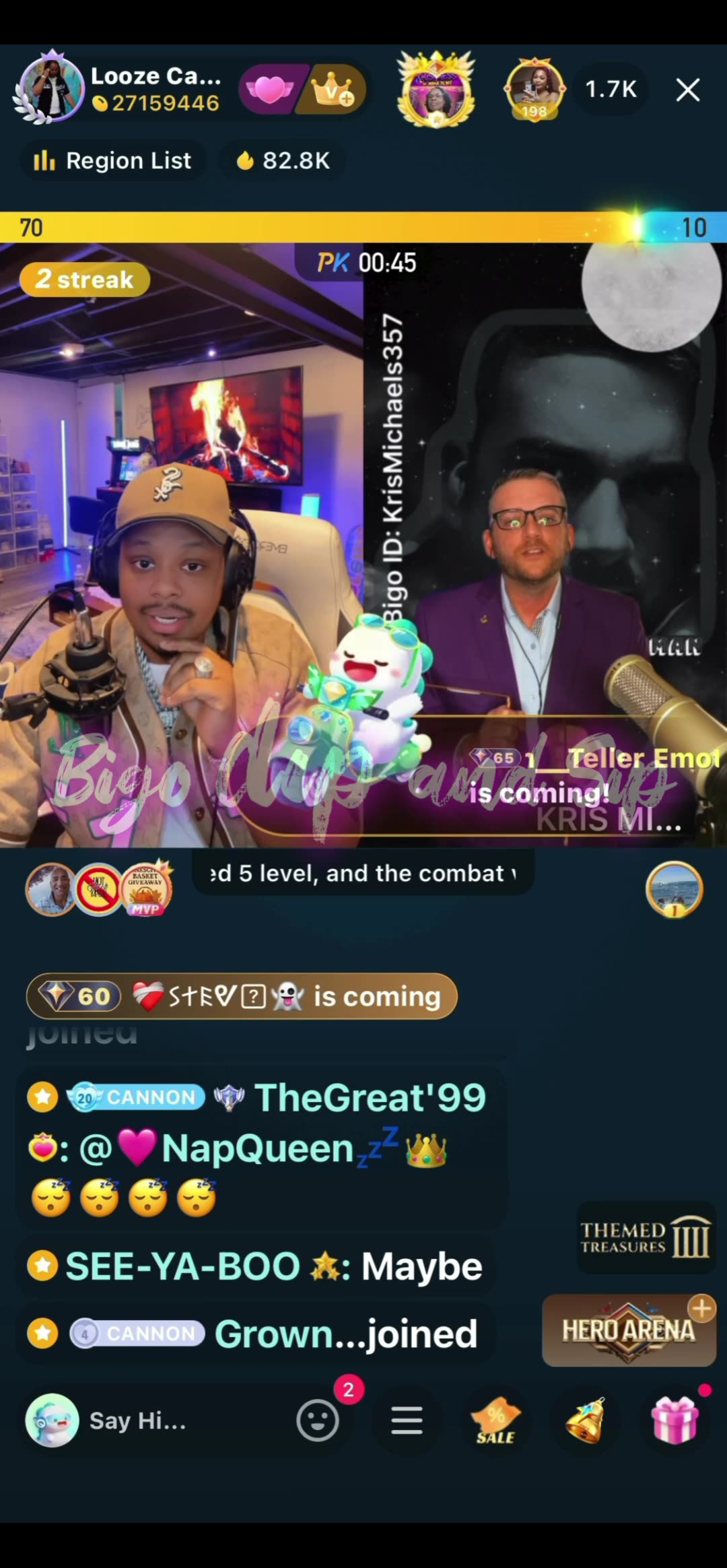 LoozeCannon n Kris Micheals ask the sticks about bigo hosts 11/12/25 #bigiclipandsip