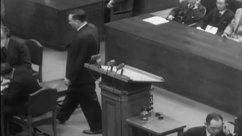 WAR CRIMES TRIALS, TOKYO, JAPAN - WAR CRIMES TRIALS, TOKYO, JAPAN - 111-adc-7002