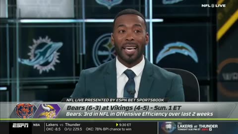 NFL live :Dan Orlovsky explains why Caleb Williams has already turned the Bears into a playoff team