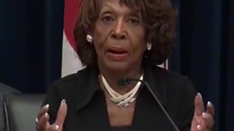 Maxine Waters - We Dont Know WHAT ALL THEY HAVE ON US