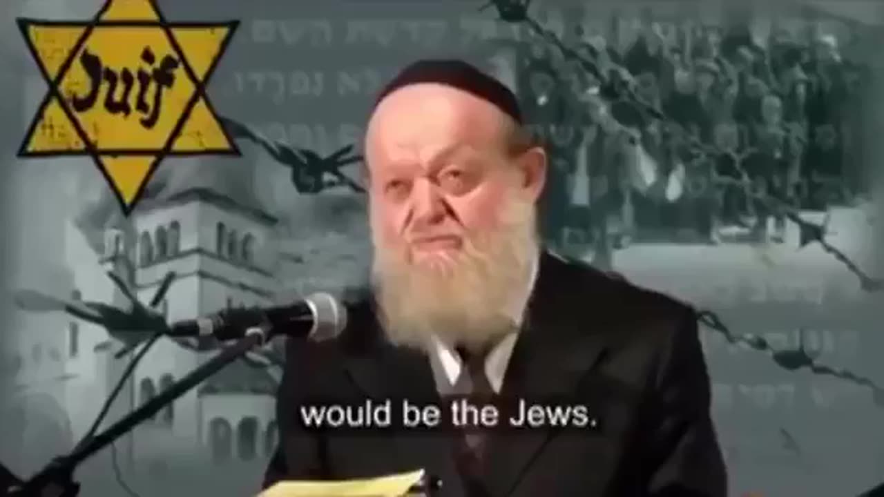 Rabbi reveals juden plot to subjugate mankind