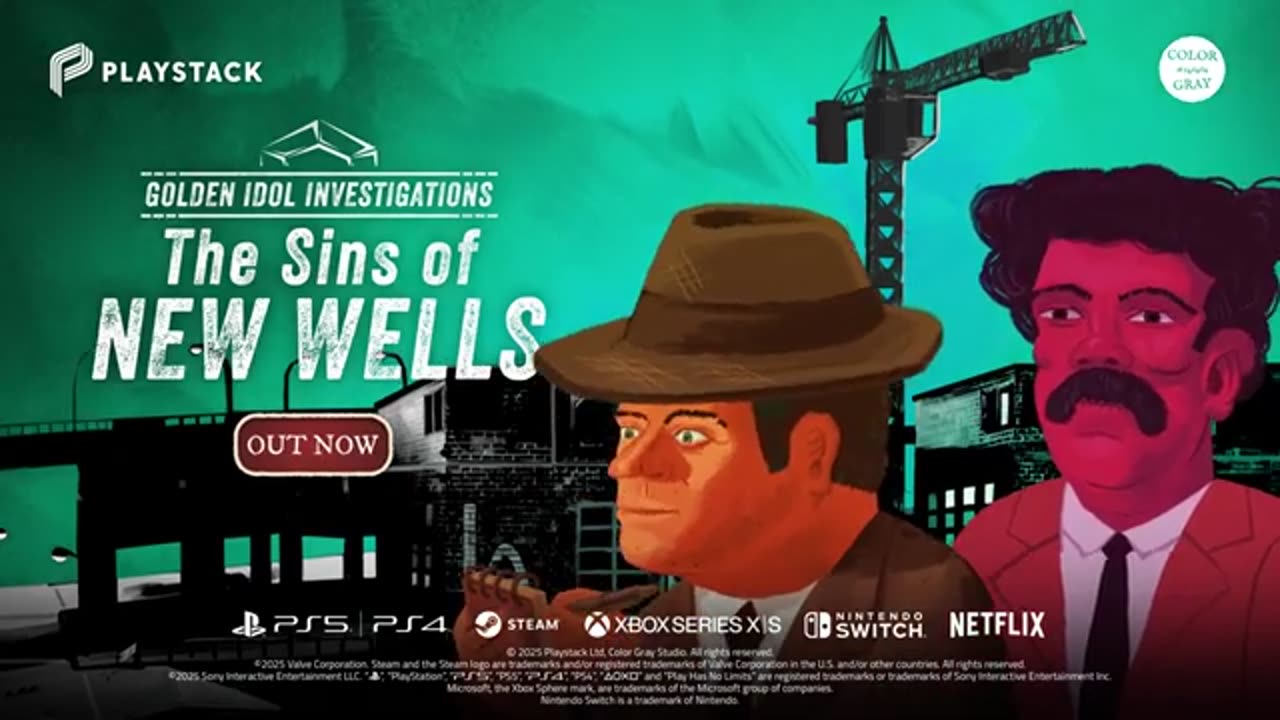 Golden Idol Investigations: The Sins of New Wells | Official Launch Trailer