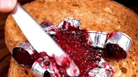 Spreading Thanksgiving Themed Foods On Toast #satisfying #asmrvideo #asmr #fyp #shorts #viral