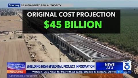 New State Bill Aims to Shield Information About California’s High-Speed Rail Project From The Public