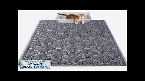 LuxStep Cat Litter Mat Litter Trapping Mat 23x35 Inch Waterproof and Non-Slip Review