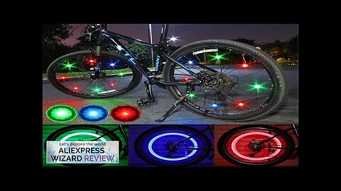 Waterproof Bicycle Wheel Spoke Light Running Light LED Luminous Shoe Clip Light Review