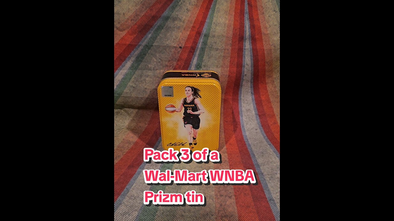 Pack 3 of a Wal-Mart WNBA Prizm tin