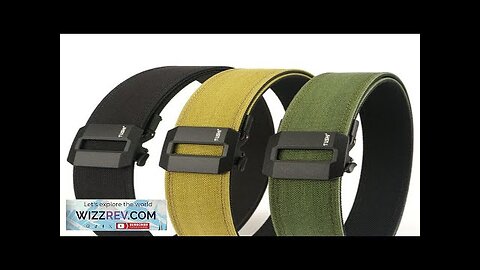 TUSHI Metal Buckle Tactical Belt for Men Adjustable Nylon Military Gun Belt Review