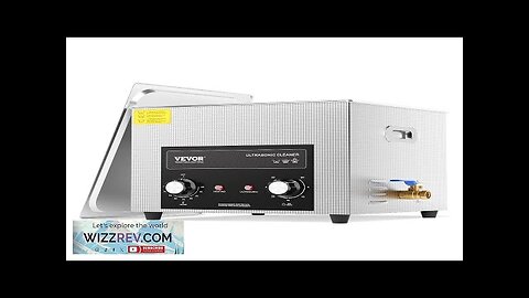 VEVOR 15L Ultrasonic Cleaner with Heater Timer & Basket Digital Sonic Machine Review