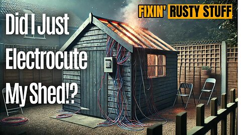 Wiring a Shed with an Electrical Supply - Wiring Sockets & Lights