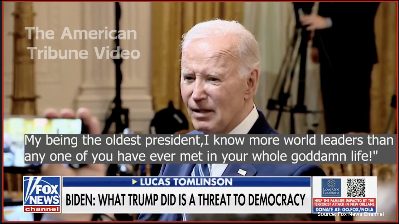BREAKING: Joe Biden Curses Out Reporters In Old Man Rage When Asked About Mental Fitness